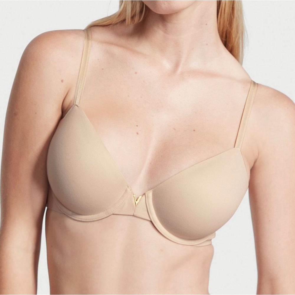 Victoria's Secret Love Cloud Demi Tan Bra Size 32DD